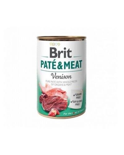 Brit Paté & Meat Venison 400 g konzerva