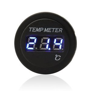 Digitálny teplomer - modrý 12/24V