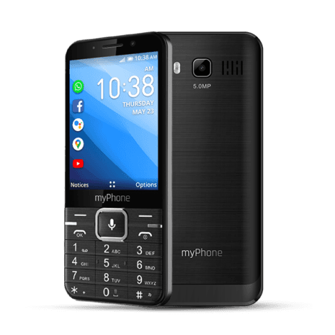 MYPHONE Up Smart LTE, Mobilný telefón, čierny