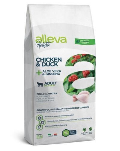 Alleva HOLISTIC dog adult maxi chicken & duck 12 kg
