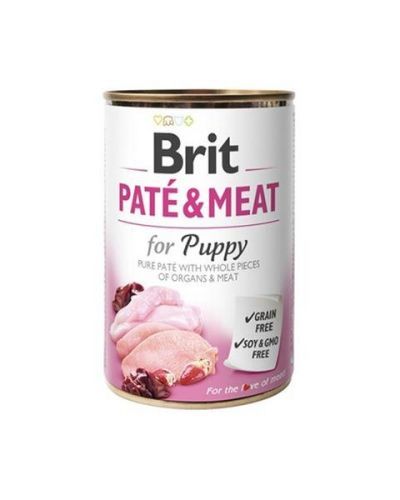 Brit Paté & Meat Puppy 400 g konzerva