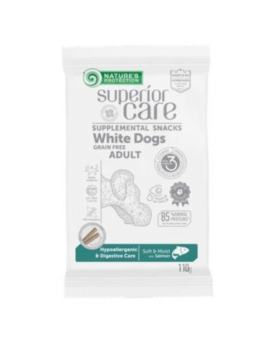 Pamlsok Natures P Superior Care white dog Hypoallergenic & Digestive Care Grain free Salmon 32 x 110 g