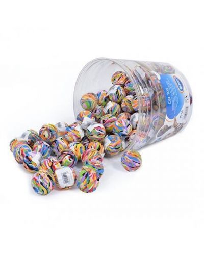 Hračka DUVO+ Lopta penová, farebná pre mačky