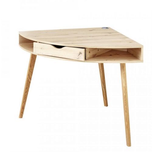 Rohový Písací Stôl Erik Farby Dubu