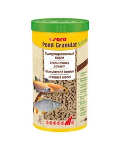 Sera Pond Granulat Nature krmivo pre jazierkové ryby 1000 ml