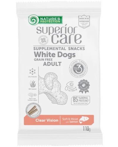 Pamlsok Natures P Superior Care white dog Clear Vision Grain free Salmon 32 x 110 g