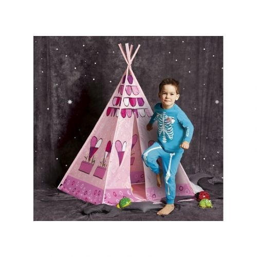 KZ0587 Detský Teepee stan - Srdiečko
