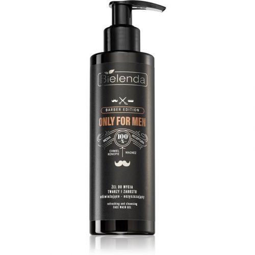 Bielenda Only for Men Barber Edition umývací gél na tvár a fúzy 190 g