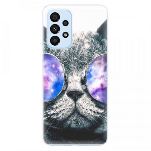 Odolné silikónové puzdro iSaprio - Galaxy Cat - Samsung Galaxy A33 5G