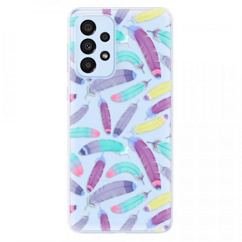 Odolné silikónové puzdro iSaprio - Feather Pattern 01 - Samsung Galaxy A33 5G