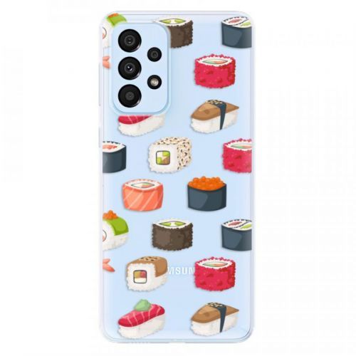 Odolné silikónové puzdro iSaprio - Sushi Pattern - Samsung Galaxy A33 5G