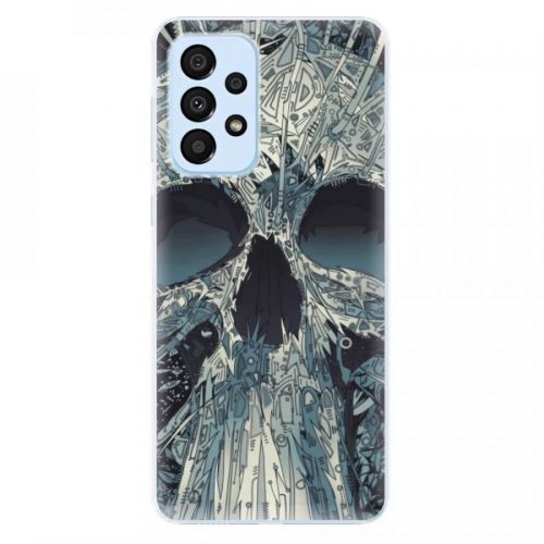 Odolné silikónové puzdro iSaprio - Abstract Skull - Samsung Galaxy A33 5G