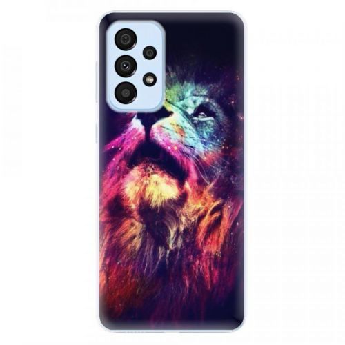 Odolné silikónové puzdro iSaprio - Lion in Colors - Samsung Galaxy A33 5G