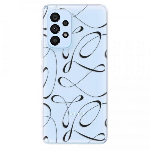 Odolné silikónové puzdro iSaprio - Fancy - black - Samsung Galaxy A53 5G