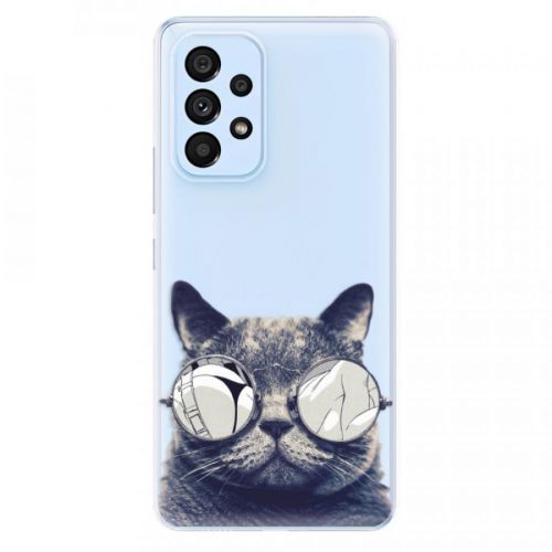Odolné silikónové puzdro iSaprio - Crazy Cat 01 - Samsung Galaxy A53 5G