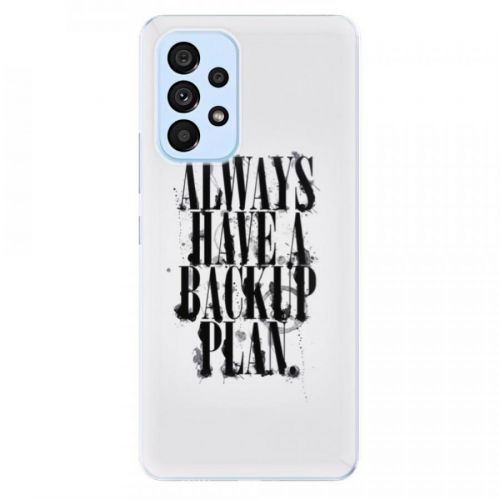 Odolné silikónové puzdro iSaprio - Backup Plan - Samsung Galaxy A53 5G