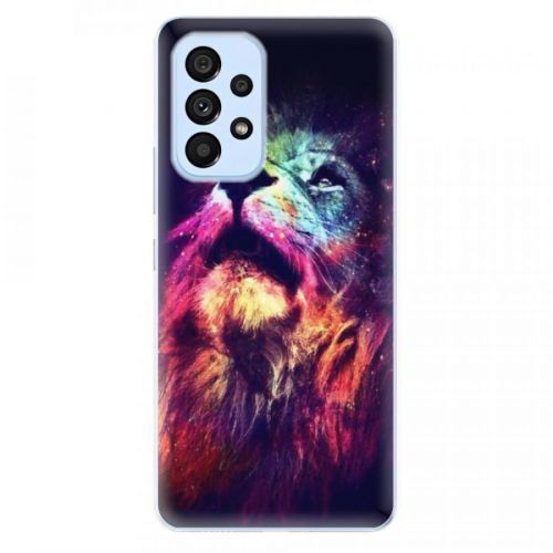 Odolné silikónové puzdro iSaprio - Lion in Colors - Samsung Galaxy A53 5G