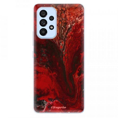 Odolné silikónové puzdro iSaprio - RedMarble 17 - Samsung Galaxy A53 5G