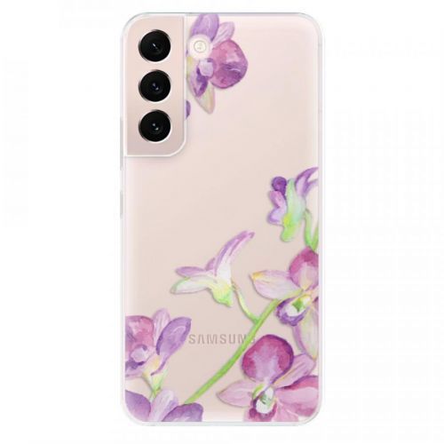 Odolné silikónové puzdro iSaprio - Purple Orchid - Samsung Galaxy S22 5G