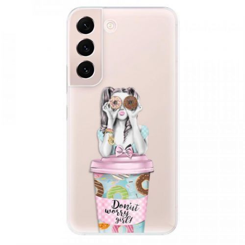 Odolné silikónové puzdro iSaprio - Donut Worry - Samsung Galaxy S22 5G