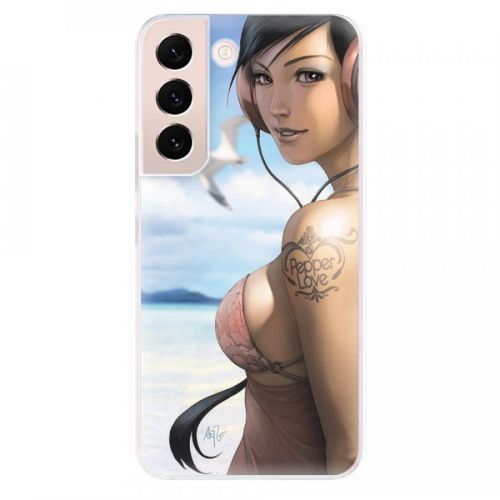 Odolné silikónové puzdro iSaprio - Girl 02 - Samsung Galaxy S22 5G