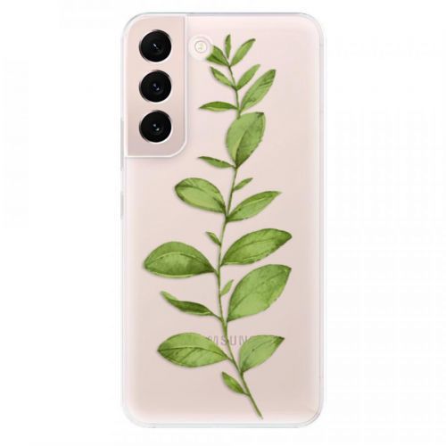 Odolné silikónové puzdro iSaprio - Green Plant 01 - Samsung Galaxy S22+ 5G