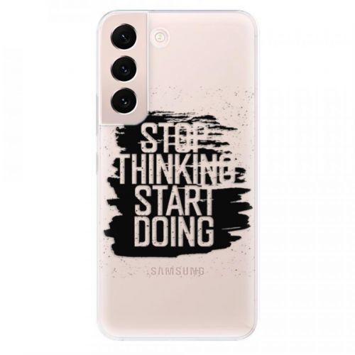 Odolné silikónové puzdro iSaprio - Start Doing - black - Samsung Galaxy S22+ 5G