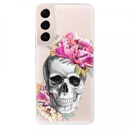 Odolné silikónové puzdro iSaprio - Pretty Skull - Samsung Galaxy S22+ 5G