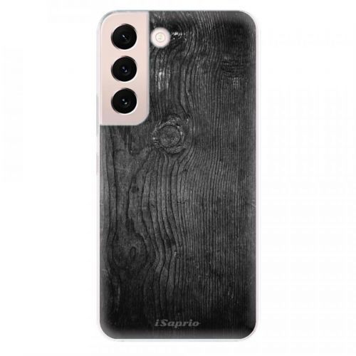 Odolné silikónové puzdro iSaprio - Black Wood 13 - Samsung Galaxy S22+ 5G