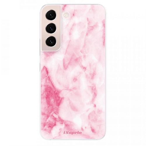 Odolné silikónové puzdro iSaprio - RoseMarble 16 - Samsung Galaxy S22+ 5G