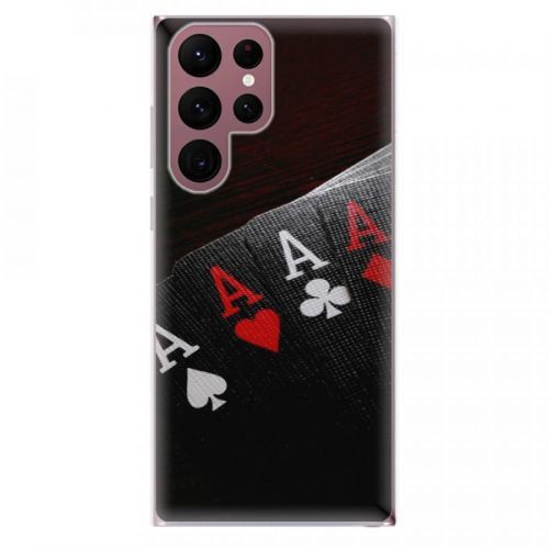 Odolné silikónové puzdro iSaprio - Poker - Samsung Galaxy S22 Ultra 5G