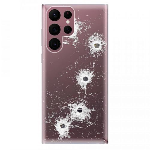 Odolné silikónové puzdro iSaprio - Gunshots - Samsung Galaxy S22 Ultra 5G