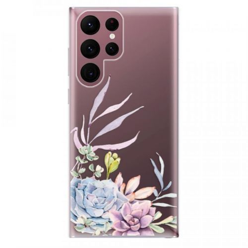 Odolné silikónové puzdro iSaprio - Succulent 01 - Samsung Galaxy S22 Ultra 5G