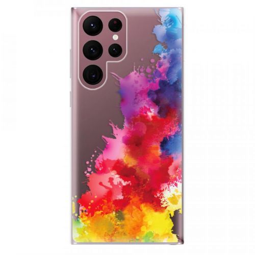 Odolné silikónové puzdro iSaprio - Color Splash 01 - Samsung Galaxy S22 Ultra 5G