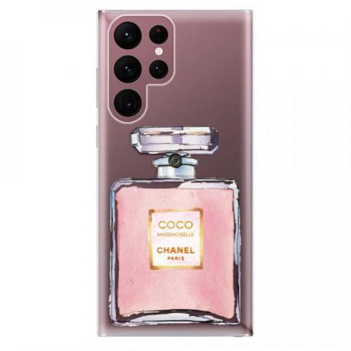 Odolné silikónové puzdro iSaprio - Chanel Rose - Samsung Galaxy S22 Ultra 5G