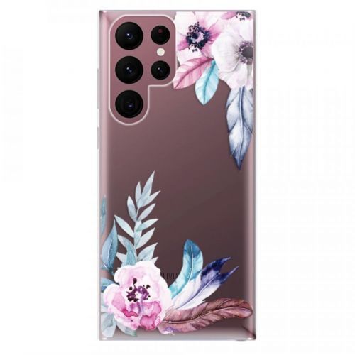 Odolné silikónové puzdro iSaprio - Flower Pattern 04 - Samsung Galaxy S22 Ultra 5G