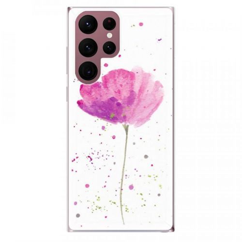 Odolné silikónové puzdro iSaprio - Poppies - Samsung Galaxy S22 Ultra 5G