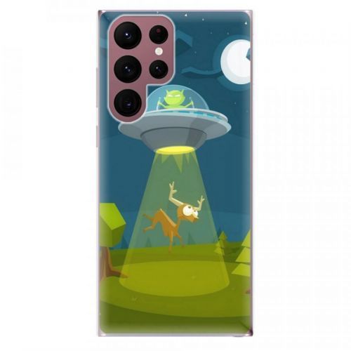 Odolné silikónové puzdro iSaprio - Alien 01 - Samsung Galaxy S22 Ultra 5G
