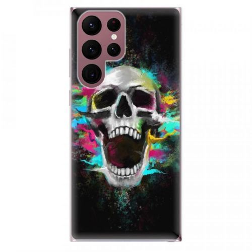 Odolné silikónové puzdro iSaprio - Skull in Colors - Samsung Galaxy S22 Ultra 5G