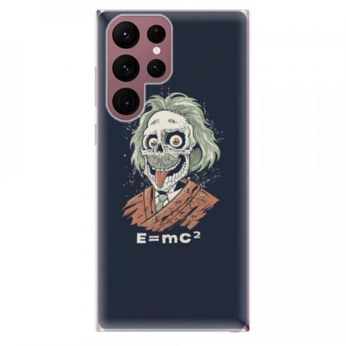 Odolné silikónové puzdro iSaprio - Einstein 01 - Samsung Galaxy S22 Ultra 5G