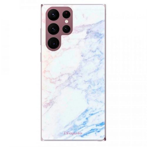 Odolné silikónové puzdro iSaprio - Raibow Marble 10 - Samsung Galaxy S22 Ultra 5G