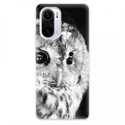 Odolné silikónové puzdro iSaprio - BW Owl - Xiaomi Poco F3