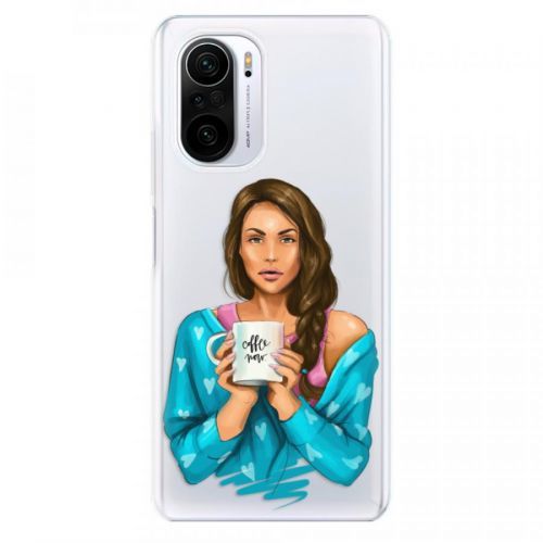 Odolné silikónové puzdro iSaprio - Coffe Now - Brunette - Xiaomi Poco F3