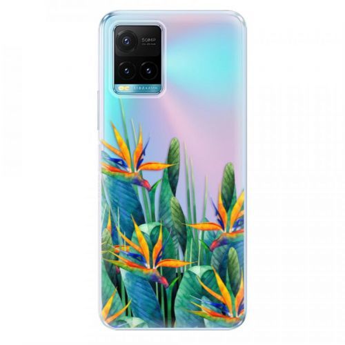 Odolné silikónové puzdro iSaprio - Exotic Flowers - Vivo Y21 / Y21s / Y33s