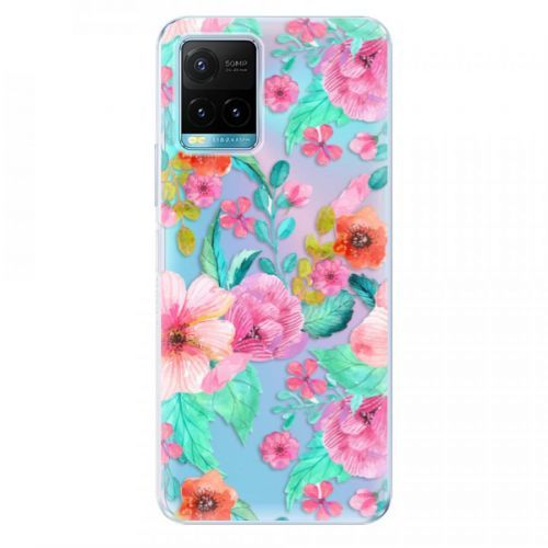 Odolné silikónové puzdro iSaprio - Flower Pattern 01 - Vivo Y21 / Y21s / Y33s
