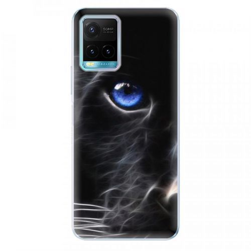 Odolné silikónové puzdro iSaprio - Black Puma - Vivo Y21 / Y21s / Y33s