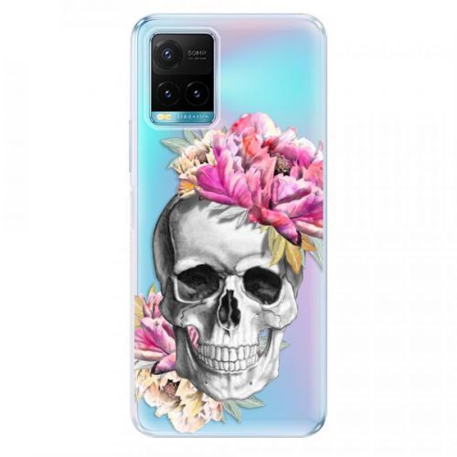 Odolné silikónové puzdro iSaprio - Pretty Skull - Vivo Y21 / Y21s / Y33s