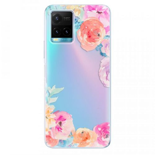 Odolné silikónové puzdro iSaprio - Flower Brush - Vivo Y21 / Y21s / Y33s