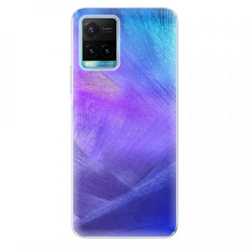 Odolné silikónové puzdro iSaprio - Purple Feathers - Vivo Y21 / Y21s / Y33s