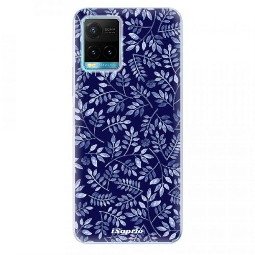 Odolné silikónové puzdro iSaprio - Blue Leaves 05 - Vivo Y21 / Y21s / Y33s